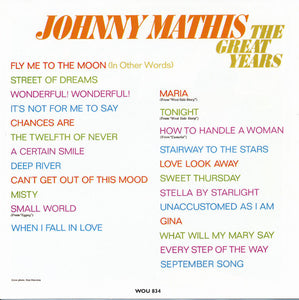 Johnny Mathis : The Great Years (2xCD, Comp, RE)