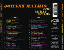 Load image into Gallery viewer, Johnny Mathis : The Great Years (2xCD, Comp, RE)
