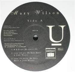 Mary Wilson : U ( U.S Mixes) (12")