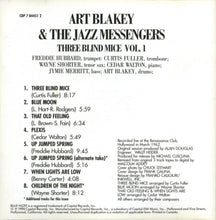 Laden Sie das Bild in den Galerie-Viewer, Art Blakey &amp; The Jazz Messengers : 3 Blind Mice Volume 1 (CD, Album, RE)
