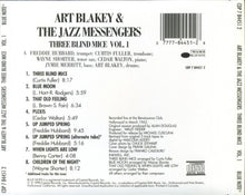 Charger l&#39;image dans la galerie, Art Blakey &amp; The Jazz Messengers : 3 Blind Mice Volume 1 (CD, Album, RE)
