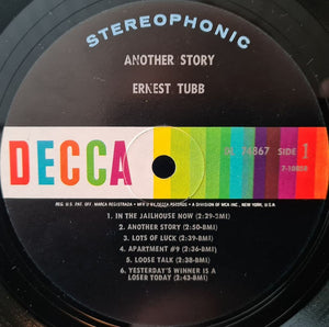 Ernest Tubb : Another Story (LP, Album, Glo)