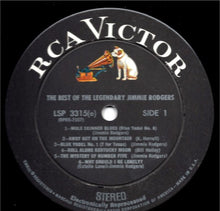 Laden Sie das Bild in den Galerie-Viewer, Jimmie Rodgers : The Best Of The Legendary Jimmie Rodgers (LP, Comp)

