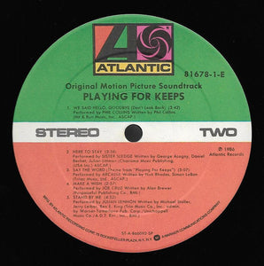 Various : Playing For Keeps (Original Motion Picture Soundtrack) (LP, Album)