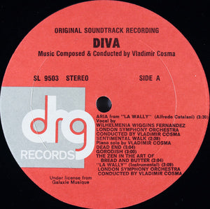 Vladimir Cosma : Diva (Original Soundtrack Recording) (LP, Album, Aud)