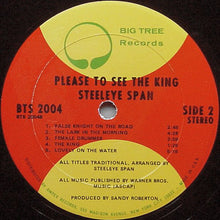 Load image into Gallery viewer, Steeleye Span : Please To See The King (LP, Album)
