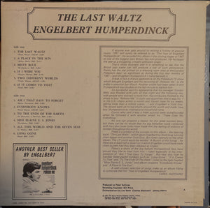 Engelbert Humperdinck : The Last Waltz (LP, Album)