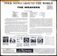 Laden Sie das Bild in den Galerie-Viewer, The Weavers : Folk Songs Around The World (LP, Mono)
