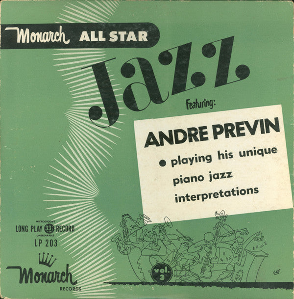 André Previn : Monarch All Star Jazz Volume 3 (10