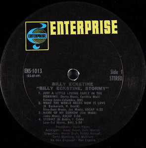 Billy Eckstine : Stormy (LP, Album, Pit)