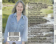 Load image into Gallery viewer, Mona McCall : Memories Love A Melody (CD, Album)
