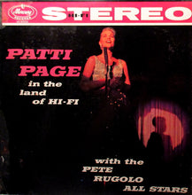 Load image into Gallery viewer, Patti Page With Pete Rugolo And His Orchestra* : In The Land Of Hi-Fi (LP, Album)
