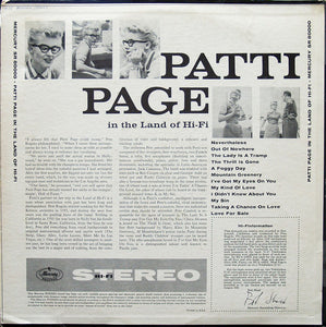 Patti Page With Pete Rugolo And His Orchestra* : In The Land Of Hi-Fi (LP, Album)