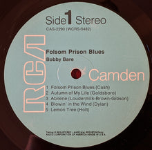 Laden Sie das Bild in den Galerie-Viewer, Bobby Bare : Folsom Prison Blues (LP, Album)
