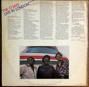 The O'Jays : Live In London (LP, Album, Pit)