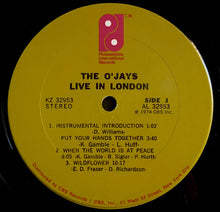 Load image into Gallery viewer, The O&#39;Jays : Live In London (LP, Album, Pit)
