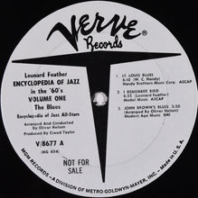 Load image into Gallery viewer, Various : Leonard Feather Encyclopedia Of Jazz In The &#39;60&#39;s Volume One The Blues (LP, Album, Comp, Mono, Promo)
