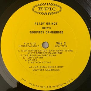 Godfrey Cambridge : Ready Or Not ... Here's Godfrey Cambridge (LP, Mono)