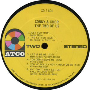 Sonny & Cher : The Two Of Us (2xLP, Comp, RP, PR)