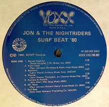 Laden Sie das Bild in den Galerie-Viewer, Jon &amp; The Nightriders : Surf Beat &#39;80 (LP, Album)
