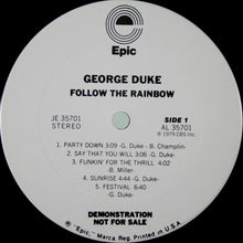 Laden Sie das Bild in den Galerie-Viewer, George Duke : Follow The Rainbow (LP, Album, Promo, San)
