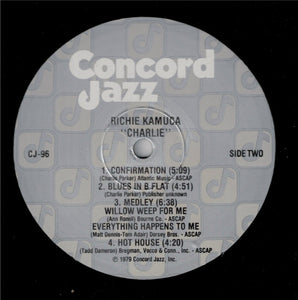 Richie Kamuca : Richie Kamuca's Charlie (LP, Album)