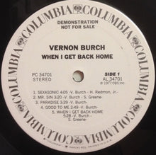 Charger l&#39;image dans la galerie, Vernon Burch : When I Get Back Home (LP, Album, Promo)
