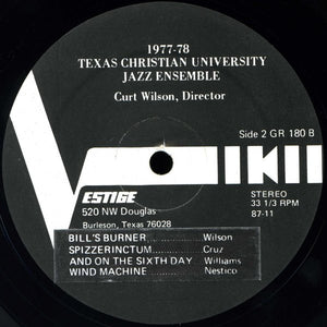 The Texas Christian University Jazz Ensemble : Look What They've Done To My Song Ma! (LP, Album)
