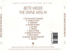 Laden Sie das Bild in den Galerie-Viewer, Bette Midler : The Divine Miss M (CD, Album, RM)
