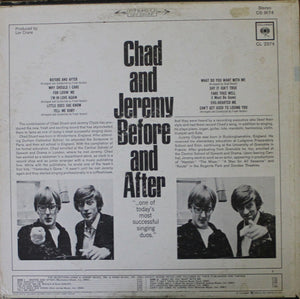 Chad and Jeremy* : Before And After (LP, Album, San)