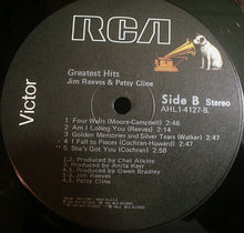 Charger l&#39;image dans la galerie, Jim Reeves &amp; Patsy Cline : Greatest Hits (LP, Comp)
