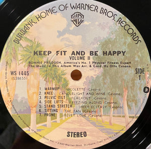 Bonnie Prudden : Keep Fit And Be Happy, Number 2 (LP, Album, RE, Jac)