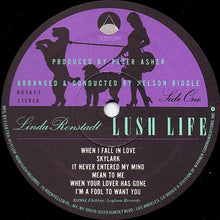 Load image into Gallery viewer, Linda Ronstadt With Nelson Riddle &amp; His Orchestra* : Lush Life (LP, Album, Spe)

