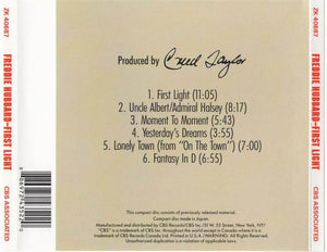 Freddie Hubbard : First Light (CD, Album, RE, RM)