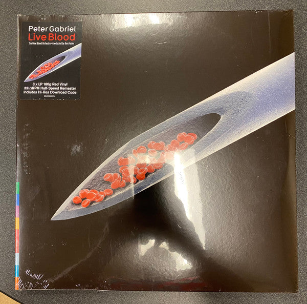 Peter Gabriel : Live Blood (3xLP, Album, RM, Red)