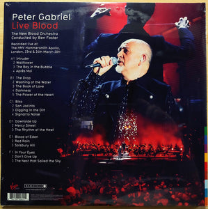 Peter Gabriel : Live Blood (3xLP, Album, RM, Red)