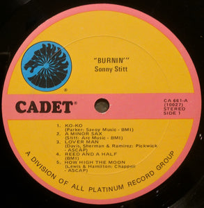Sonny Stitt : Burnin (LP, Album, RE)