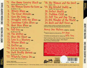 Mercy Dee Walton : One Room Country Shack (CD, Comp, Promo, RM)