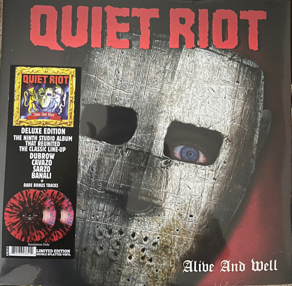 Quiet Riot : Alive And Well (LP, Album, Dlx, Ltd, RE, Red)