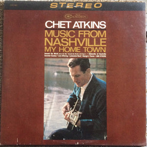Chet Atkins : Music From Nashville My Home Town (LP, Album, Roc)