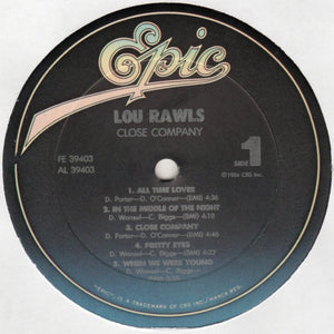 Lou Rawls : Close Company (LP, Album)