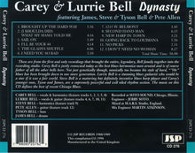 Load image into Gallery viewer, Carey Bell &amp; Lurrie Bell : Dynasty (CD, Album)
