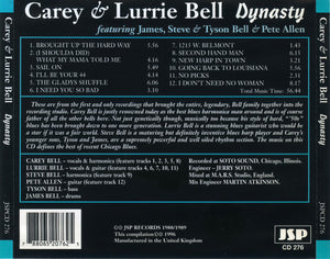 Carey Bell & Lurrie Bell : Dynasty (CD, Album)