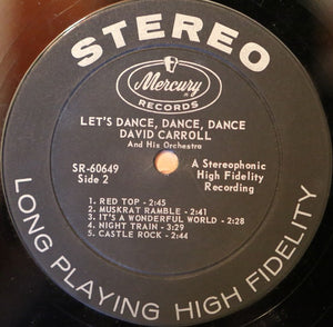 David Carroll And His Orchestra* : Let's Dance, Dance, Dance (LP, Album)