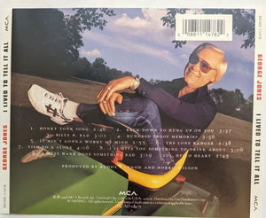 George Jones (2) : I Lived To Tell It All (CD, Album)