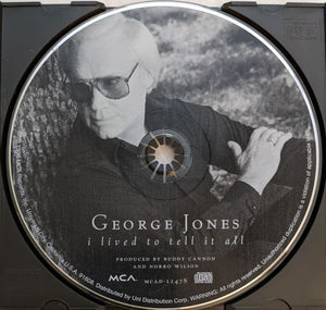 George Jones (2) : I Lived To Tell It All (CD, Album)