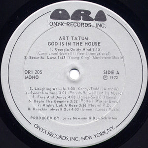 Art Tatum : God Is In The House (LP, Album, Mono)