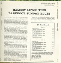 Laden Sie das Bild in den Galerie-Viewer, Ramsey Lewis Trio* : Barefoot Sunday Blues (LP, Album, Mono, Gre)
