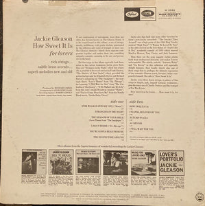 Jackie Gleason : How Sweet It Is For Lovers (LP, Album, Mono, Scr)