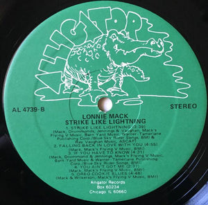 Lonnie Mack : Strike Like Lightning (LP, Album, Hub)